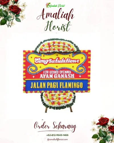 Bunga Papan Congratulation di Jatingarang